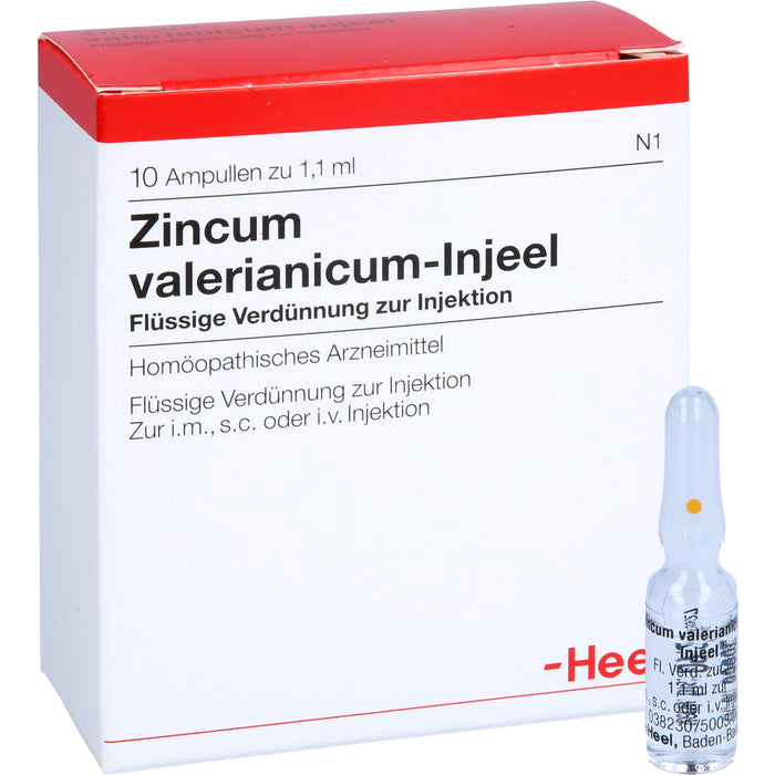 Zincum valerianicum Injeel flüssige Verdünnung, 10 pcs. Ampoules