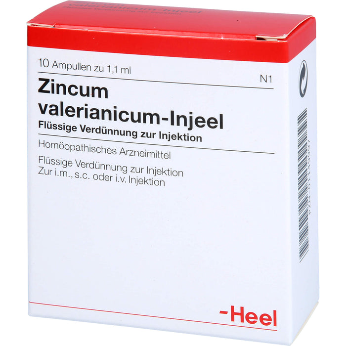 Zincum valerianicum Injeel flüssige Verdünnung, 10 pc Ampoules