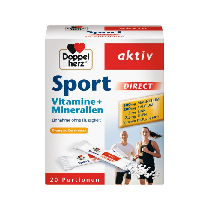 Doppelherz Sport direct Vitamine + Mineralien Beutel, 20 pcs. Sachets