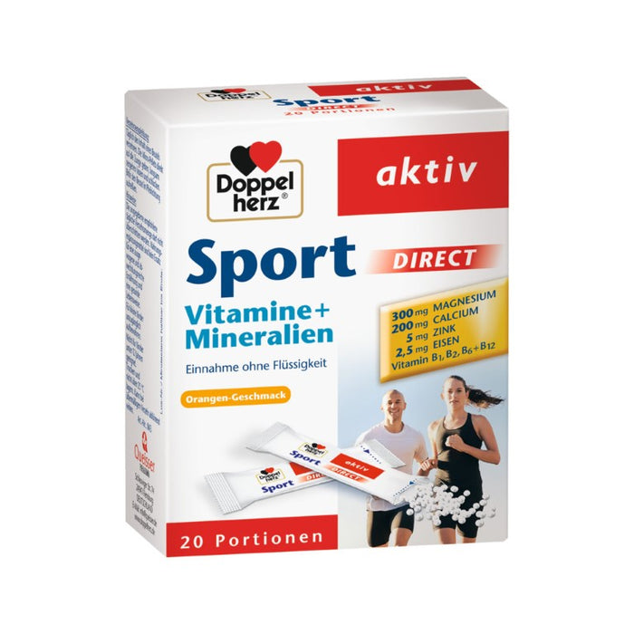 Doppelherz Sport direct Vitamine + Mineralien Beutel, 20 pcs. Sachets