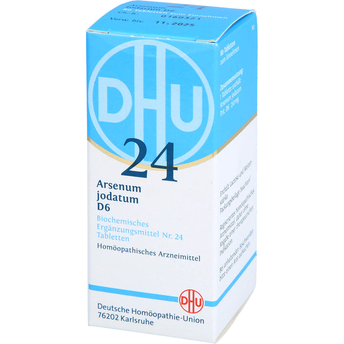 DHU Schüßler-Salz Nr. 24 Arsenum jodatum D6 Tabletten, 80 pc Tablettes