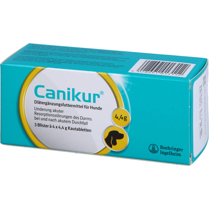 Canikur Kautabletten bei Durchfallerkrankungen bei Hunden, 12 pc Tablettes