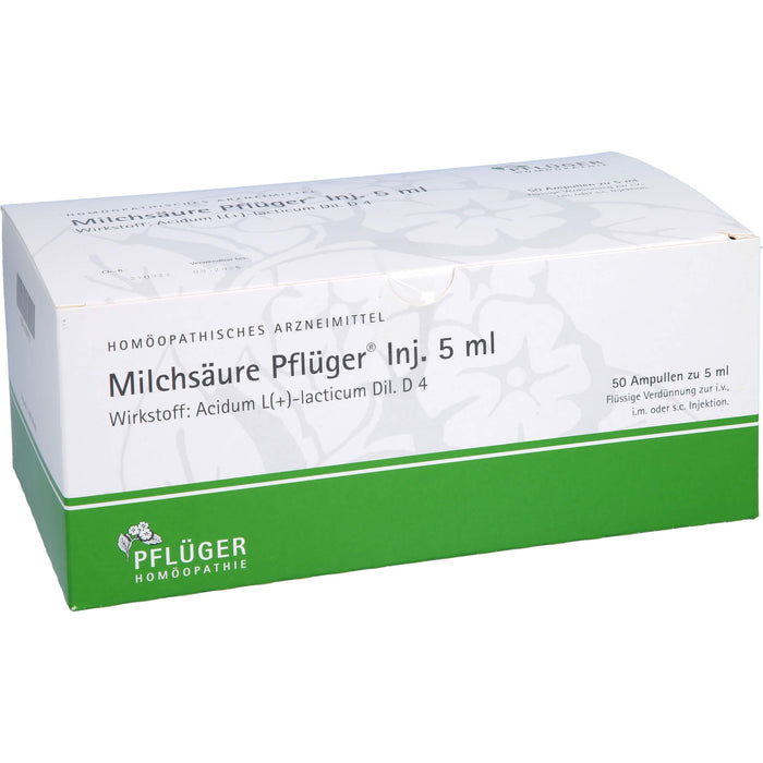 Milchsäure Pflüger Inj. 5 ml, 50 St ILO