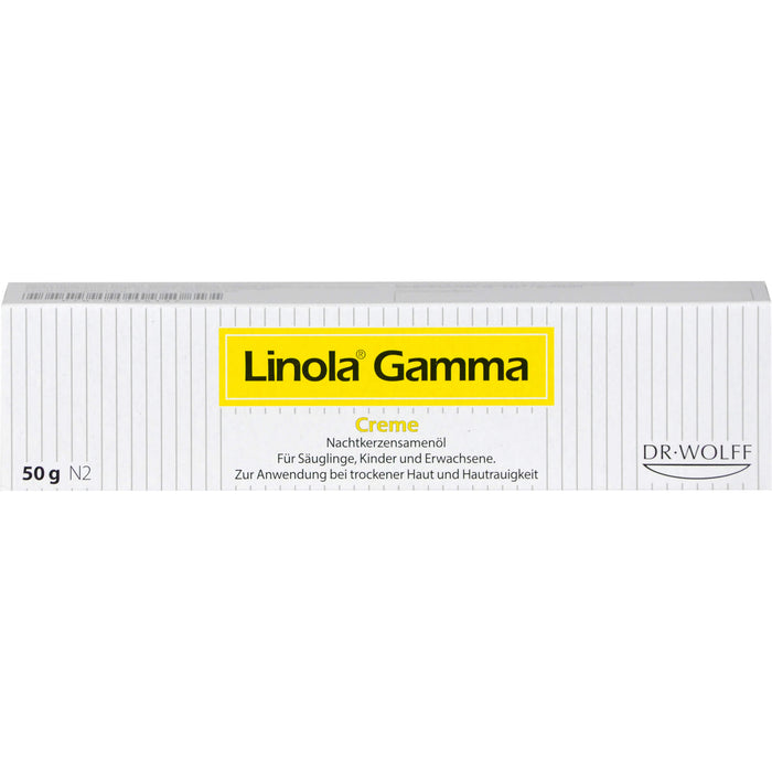 Linola Gamma Creme zur Anwendung bei trockener Haut und Hautrauigkeit, 50 g Creme