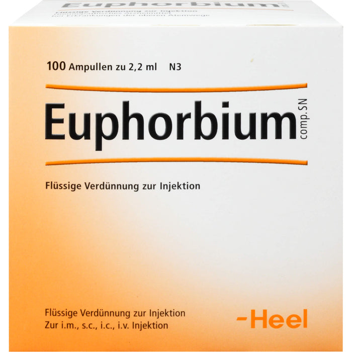 Euphorbium comp. SN, Flüssige Verdünnung zur Injektion, 100 St AMP