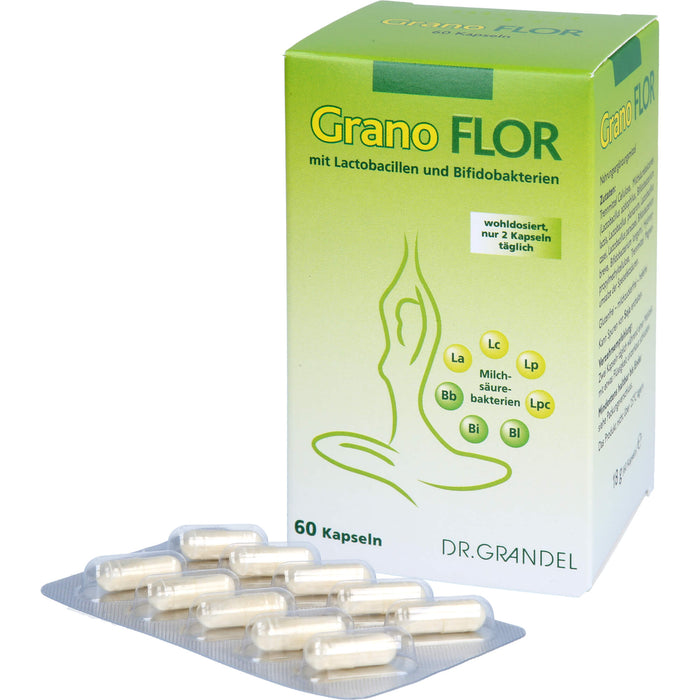 Grano Flor mit Lactobacillen und Bifidobakterien Kapseln, 60 pcs. Capsules