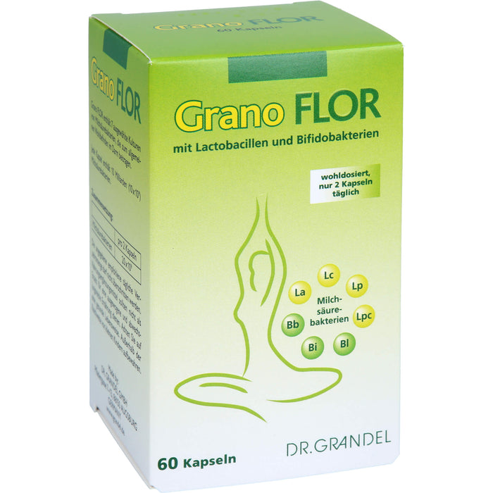 Grano Flor mit Lactobacillen und Bifidobakterien Kapseln, 60 pc Capsules