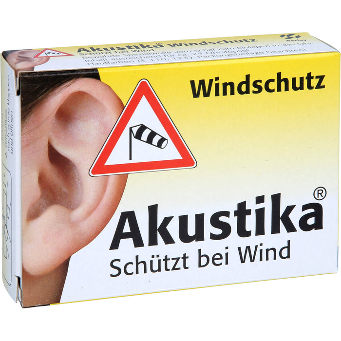 Akustika Windschutz Spezialwolle für das Ohr, 1 pcs. Pack