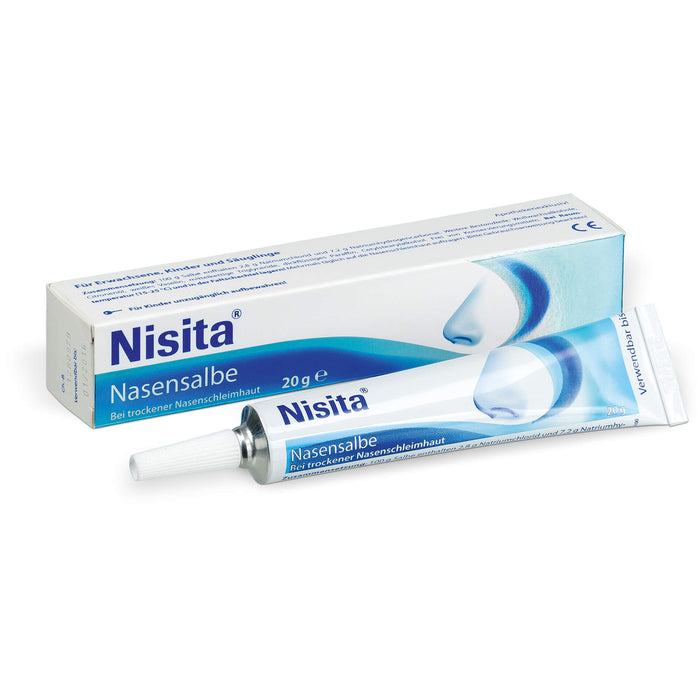 Nisita Nasensalbe bei trockener Nasenschleimhaut, 20 g Ointment