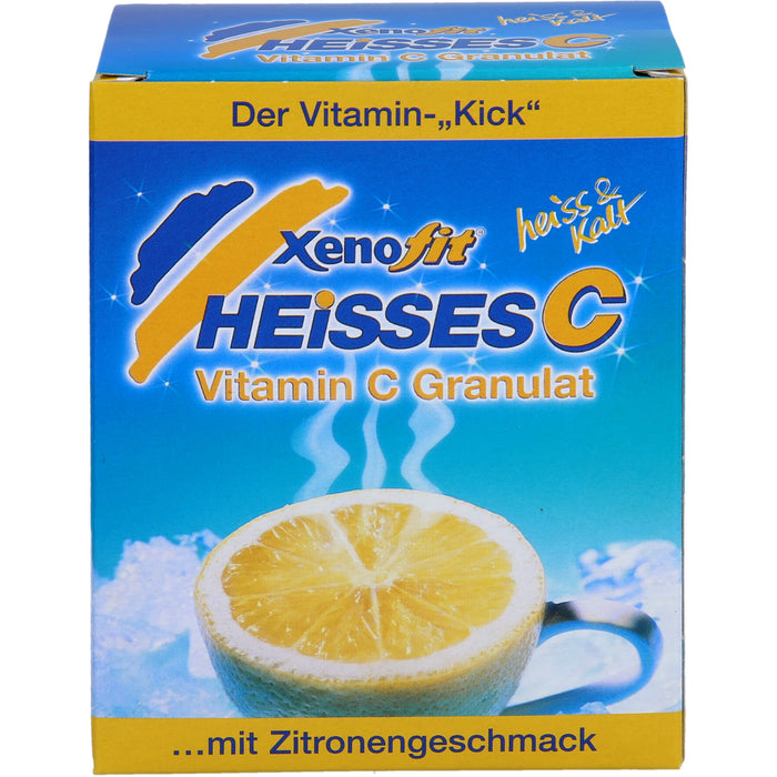 Xenofit Heißes C Vitamin C Granulat mit Zitronengeschmack, 10 pcs. Sachets