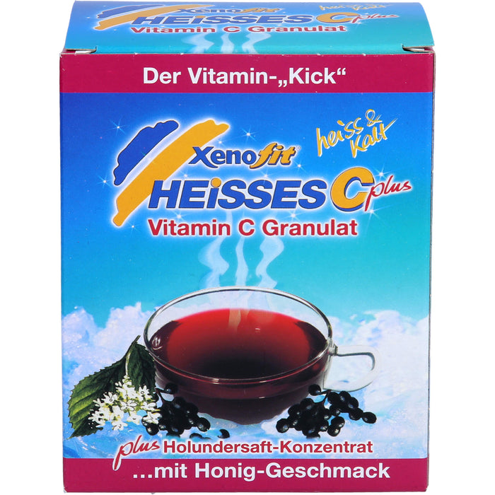 Xenofit Heißes C Vitamin C plus Holunder-Extrakt Granulat mit Honiggeschmack, 10 pc Sachets