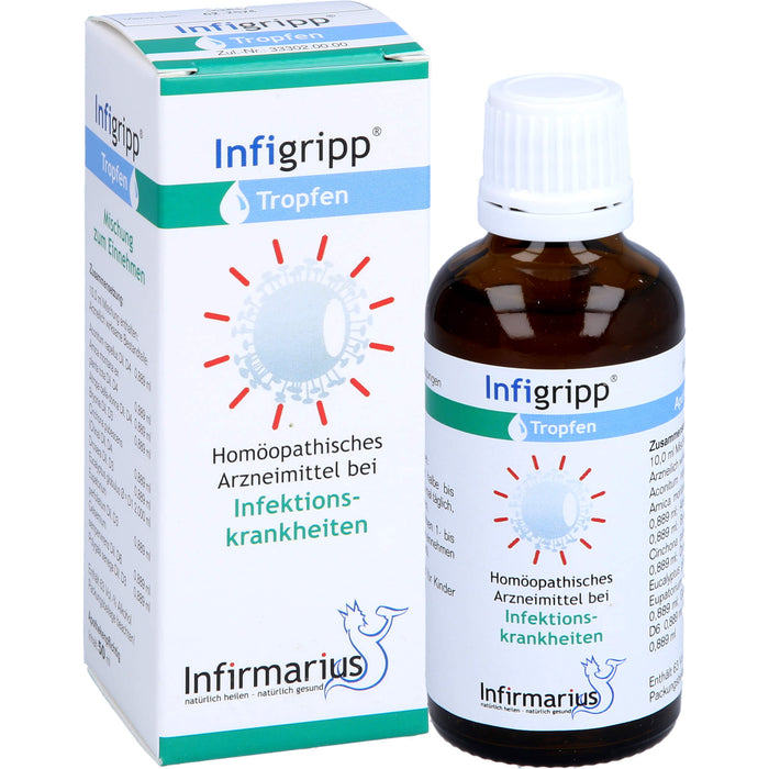 Infigripp Tropfen bei Infektionskrankheiten, 50 ml Lösung