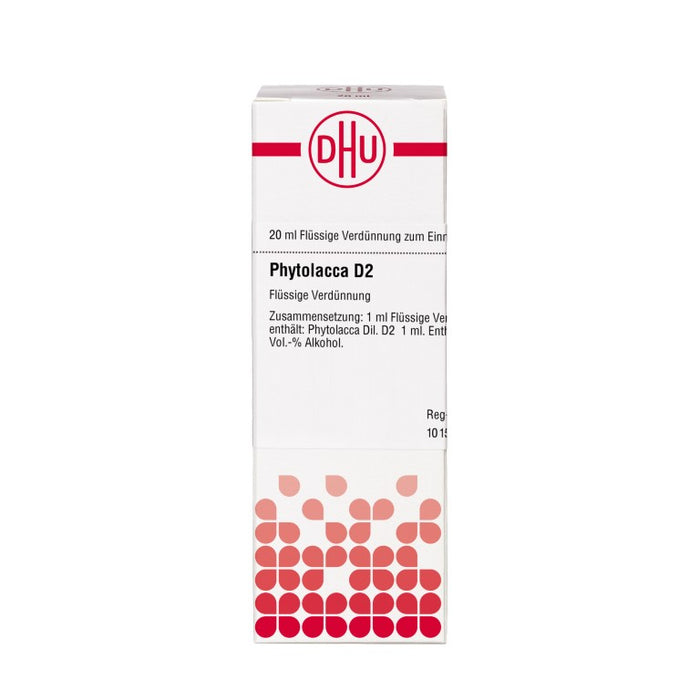 DHU Phytolacca D2 Dilution, 20 ml Lösung