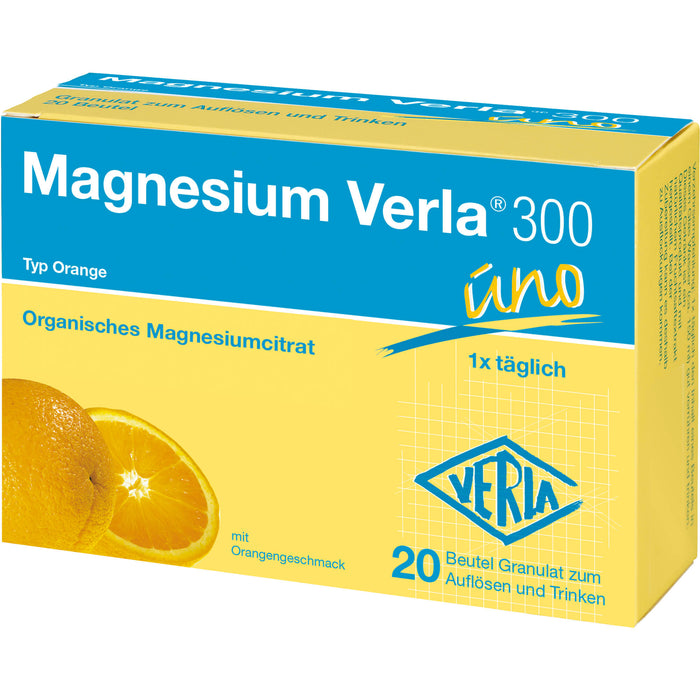 Magnesium Verla 300 uno Typ Orange Granulat, 20 pcs. Sachets