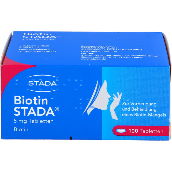 Biotin STADA 5 mg Tabletten, 100 St. Tabletten