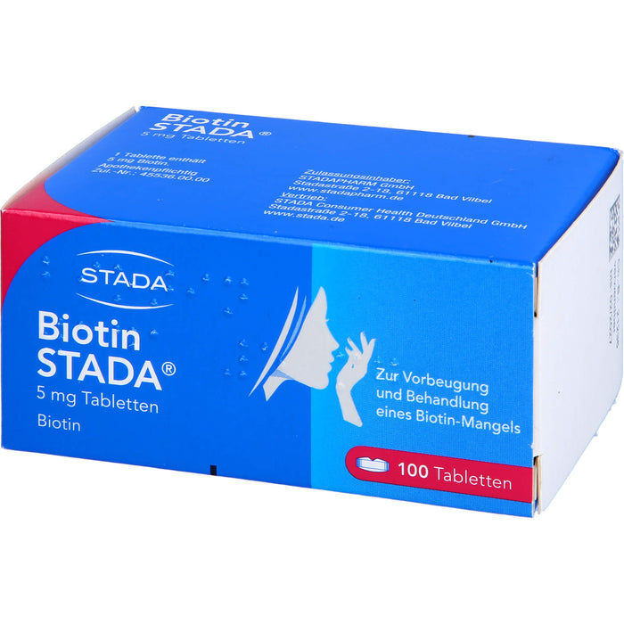 Biotin STADA 5 mg Tabletten, 100 pcs. Tablets