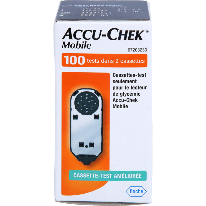 Accu-Check mobile Testkassette Reimport axicorp, 100 pc Bandelettes réactives