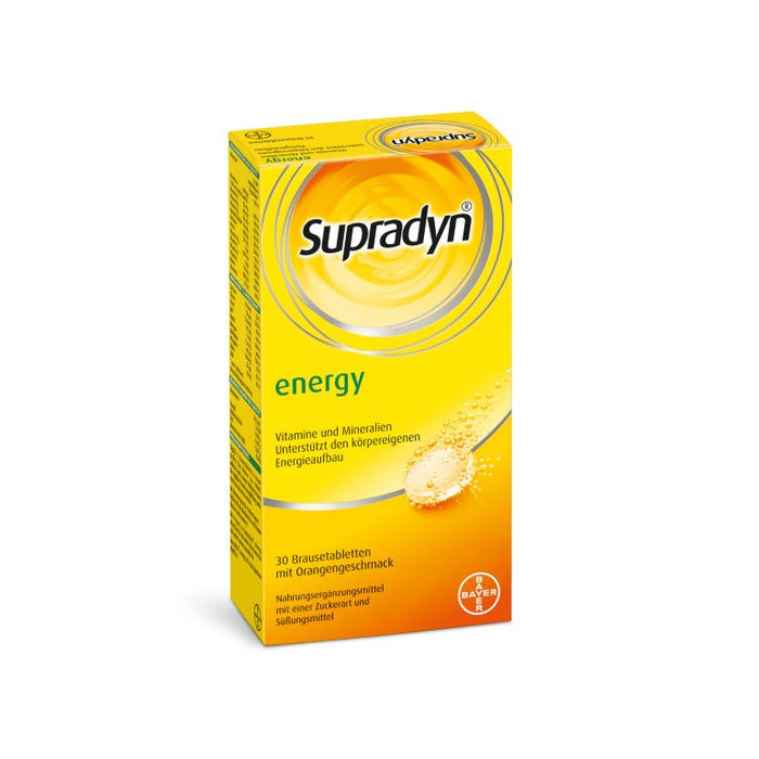 Supradyn energy Brausetabletten mit Orangengeschmack, 30 pc Tablettes