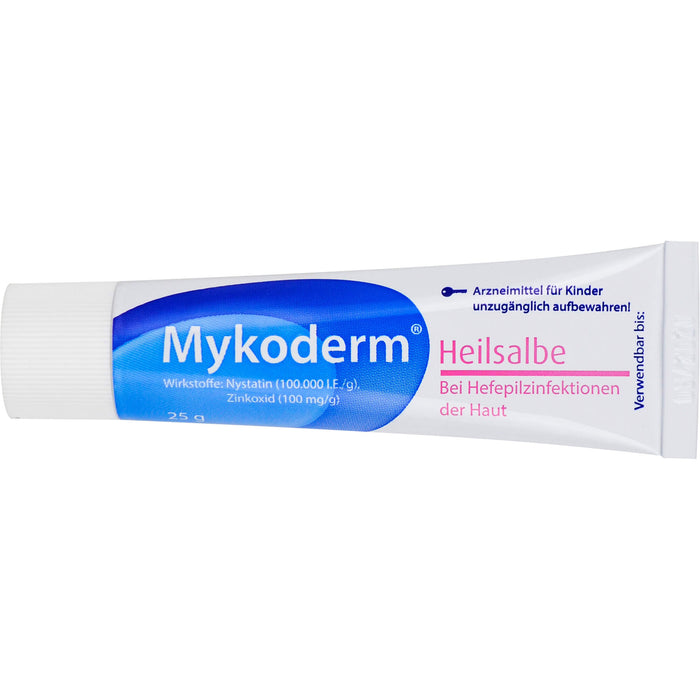 Mykoderm Heilsalbe bei Hefepilzinfektionen der Haut, 25 g Salbe