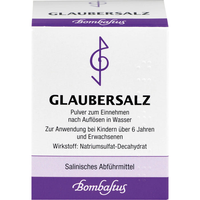 Bombastus Glaubersalz, 100 g Pulver