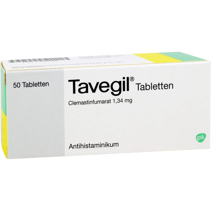 Tavegil Tabletten Antihistaminikum, 50 pc Tablettes