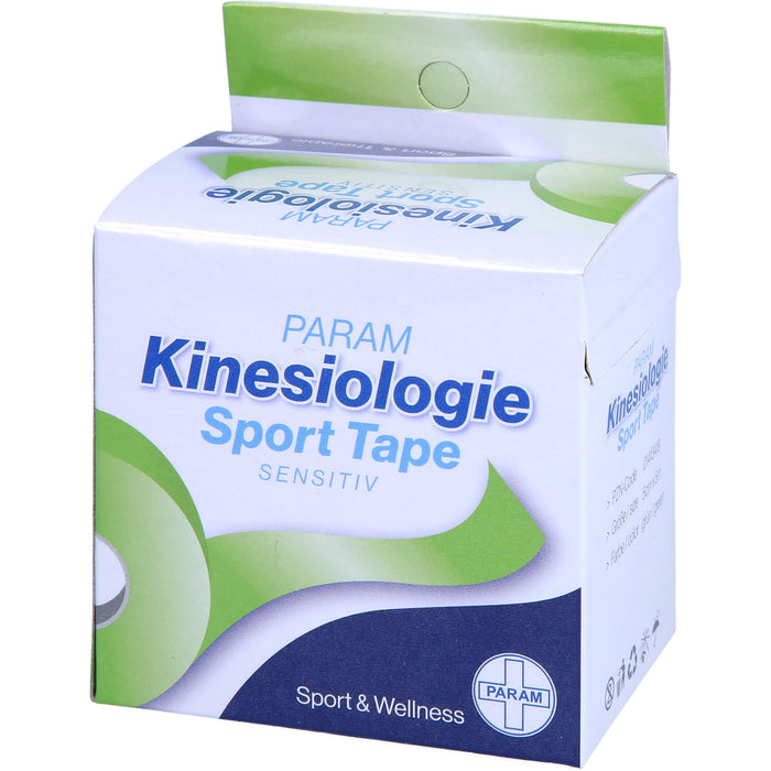 Kinesiologie Sport Tape 5cm x 5m Gruen, 1 pcs. Patch