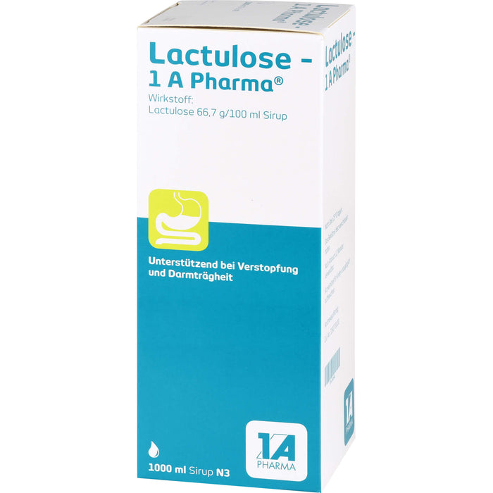 Lactulose - 1 A Pharma, 66,7 g/100 ml Sirup, 1000 ml Lösung