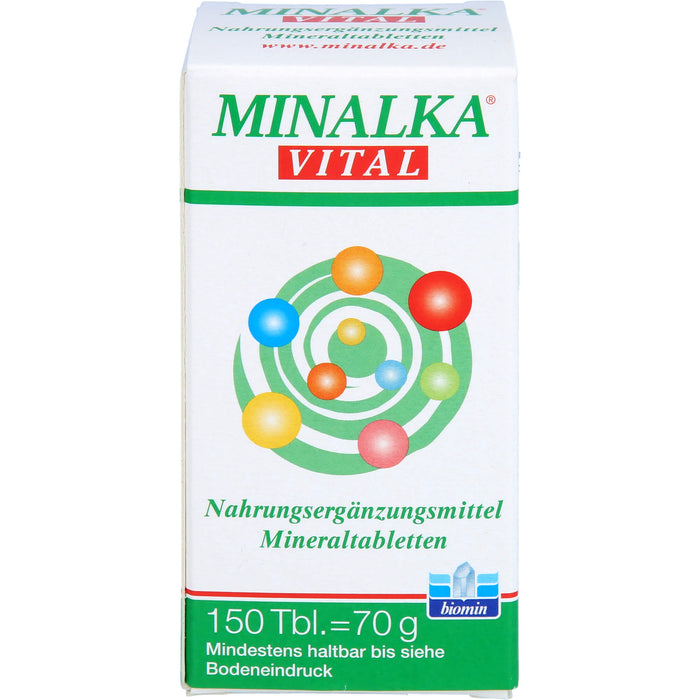 MINALKA vital Mineraltabletten, 150 St. Tabletten