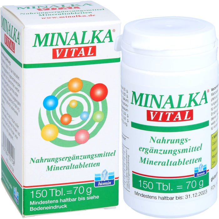 MINALKA vital Mineraltabletten, 150 pc Tablettes