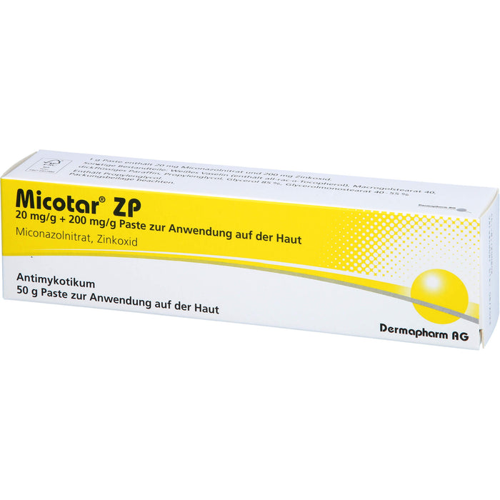 Micotar ZP Paste bei Hefepilzerkrankungen, 50 g Crème