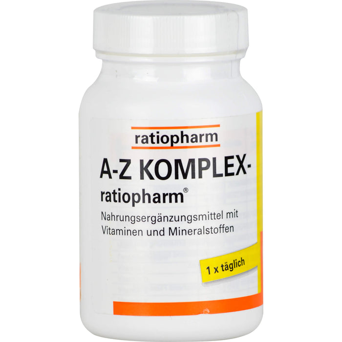 A-Z Komplex-ratiopharm Tabletten, 100 pc Tablettes