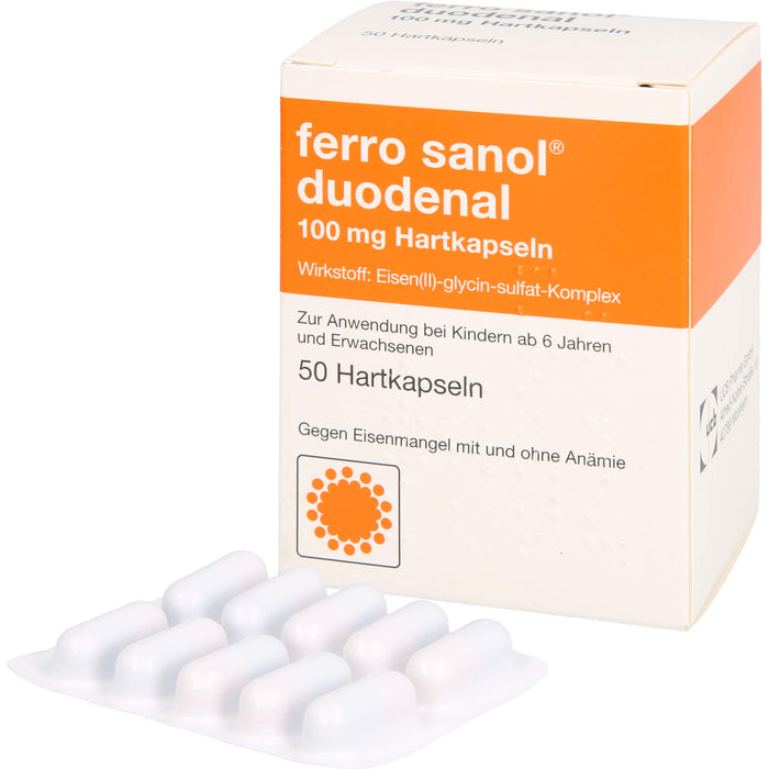 ferro sanol duodenal Kapseln gegen Eisenmangel, 50 pcs. Capsules