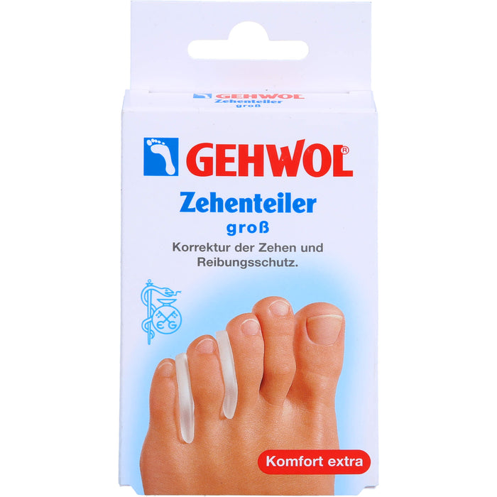 GEHWOL Polymer-Gel Zehenteiler groß, 3 pcs. Toe divider