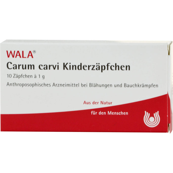 WALA Carum Carvi Kinderzäpfchen, 10 pcs. Suppositories