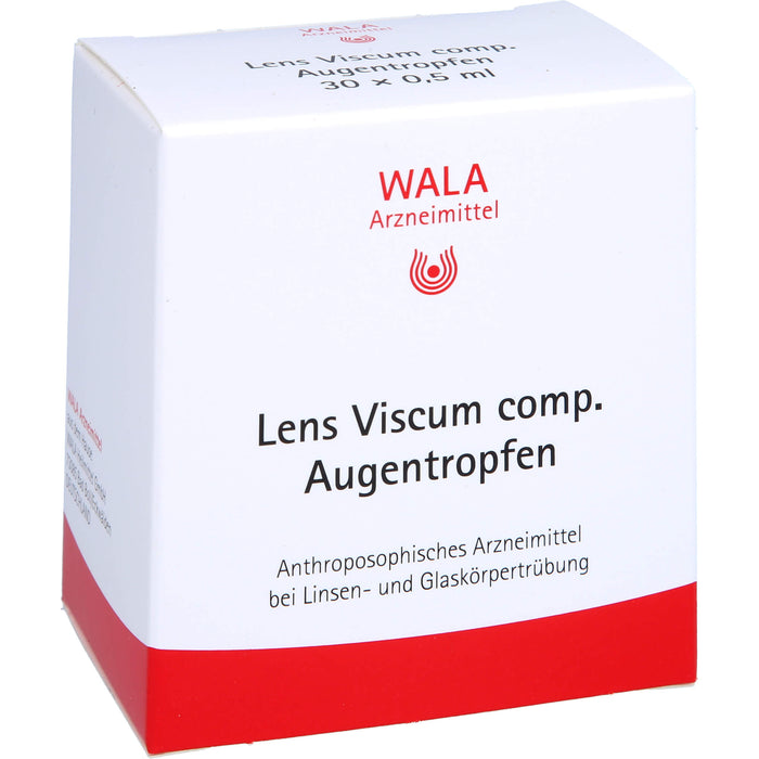 WALA Lens Viscum comp. Augentropfen bei Linsen- und Glaskörpertrübung, 30 St. Lösung