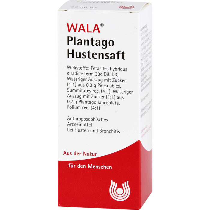 WALA Plantago Hustensaft, 90 ml Lösung