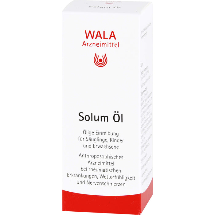 WALA Solum Öl bei rheumatischen Erkrankungen, Wetterfühligkeit und Nervenschmerzen, 50 ml Oil