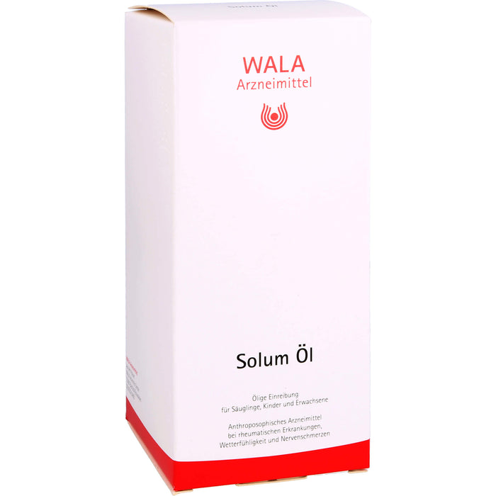 WALA Solum Öl Ölige Einreibung, 500 ml Oil