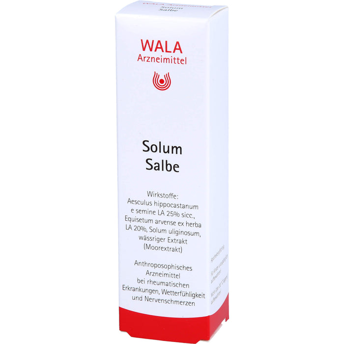 WALA Solum Salbe bei rheumatischen Erkrankungen, Wetterfühligkeit und Nervenschmerzen, 30 g Ointment