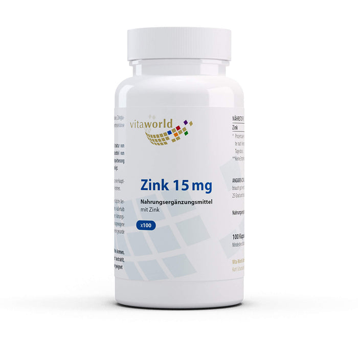 Zink 15mg Zinkgluconat, 100 St KAP