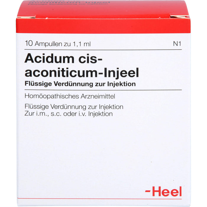 Acidum cis-aconiticum Injeel Amp., 10 St AMP