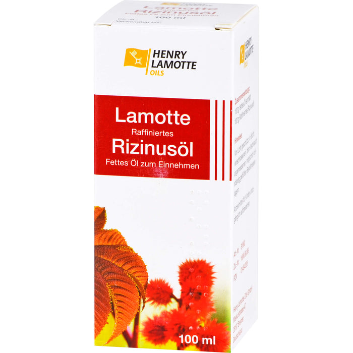 HENRY LAMOTTE Raffiniertes Rizinusöl zum Einnehmen, 100 ml Oil