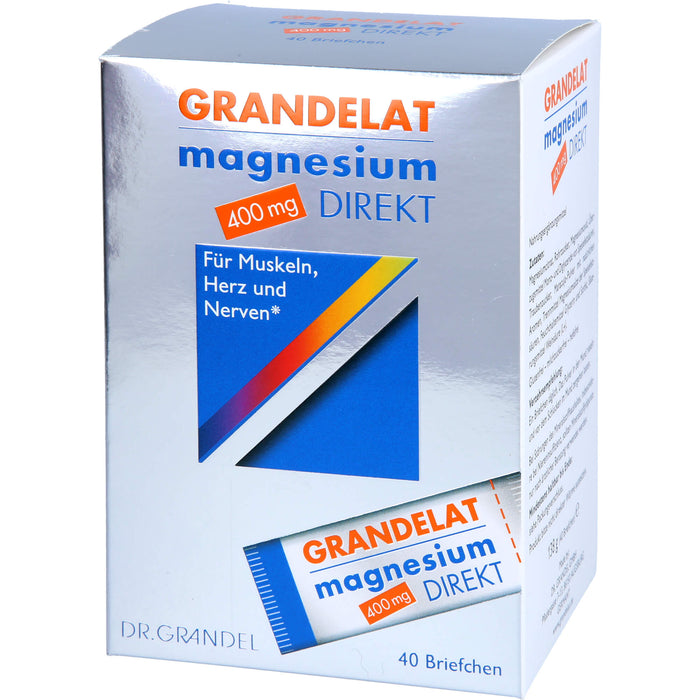 Grandelat Magnesium direkt Briefchen, 40 St. Beutel