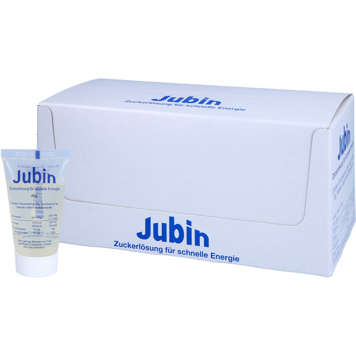 Jubin Zuckerlösung schnelle Energie Lösung, 12 pcs. Tubes