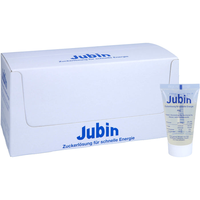 Jubin Zuckerlösung schnelle Energie Lösung, 12 pcs. Tubes