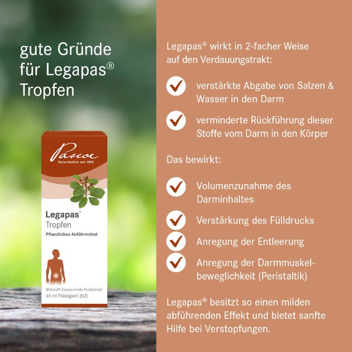 Legapas Tropfen Abführmittel, 45 ml Solution