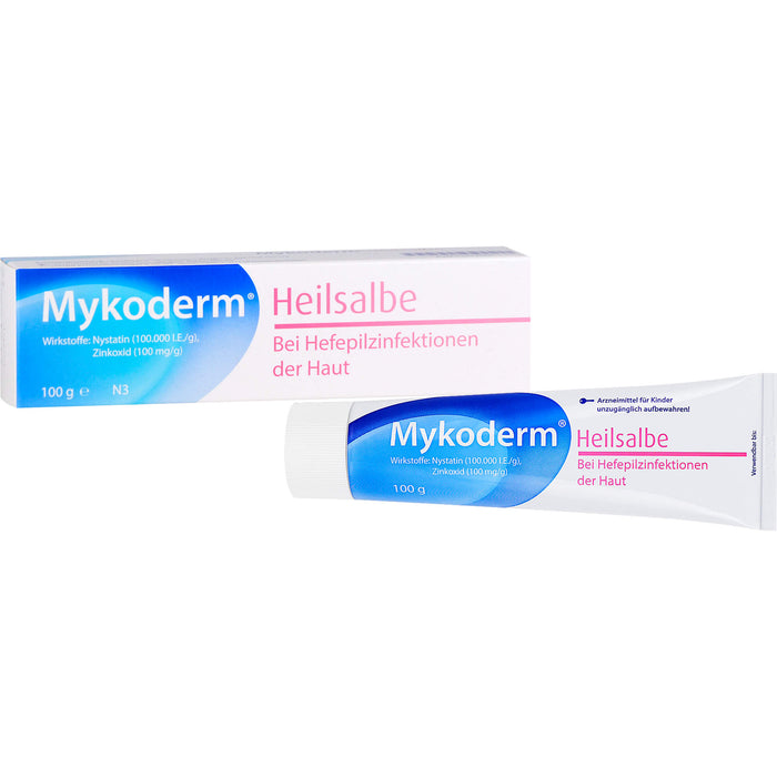 Mykoderm Heilsalbe bei Hefepilzinfektionen der Haut, 100 g Ointment