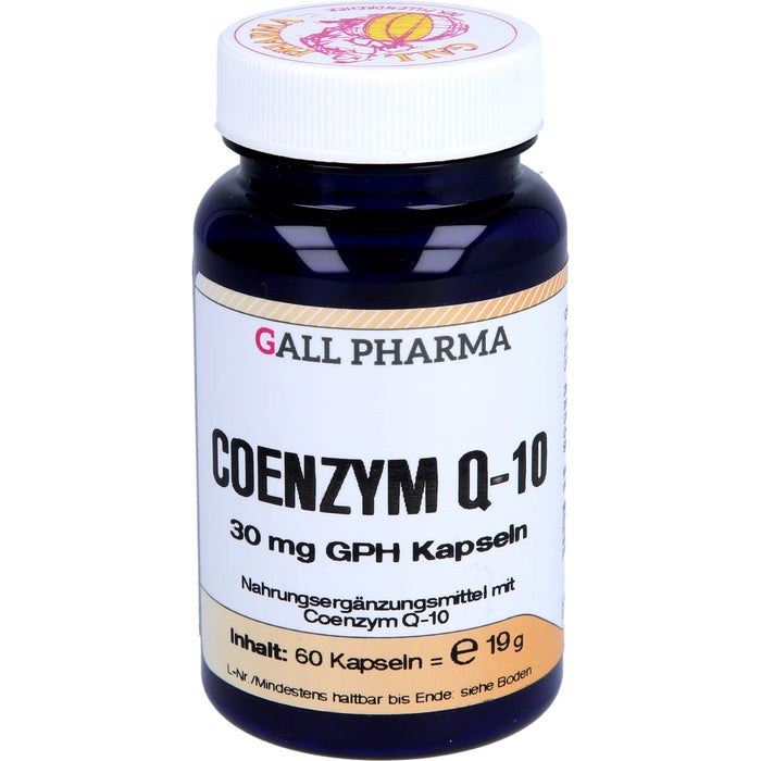 GALL PHARMA Coenzym Q-10 30 mg GPH Kapseln, 60 pcs. Capsules