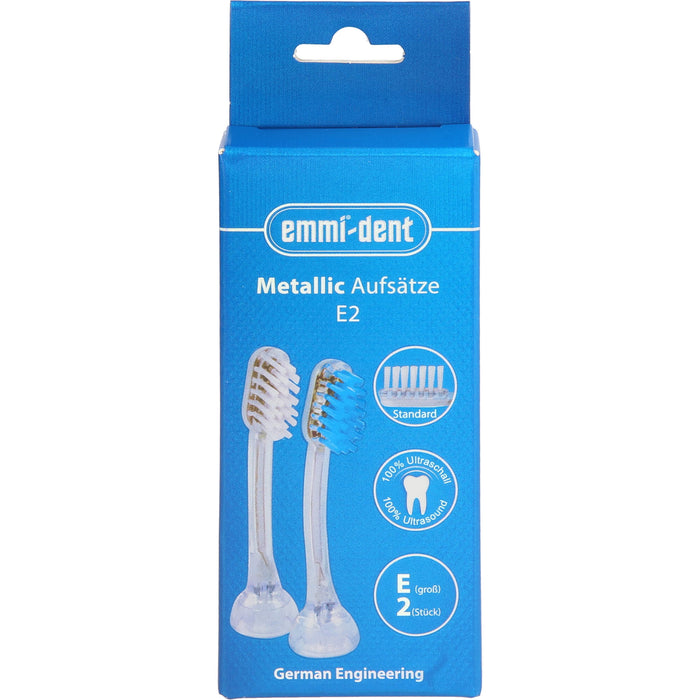 emmi-dent E2 Ersatzbürstenköpfe, 2 pcs. Toothbrush