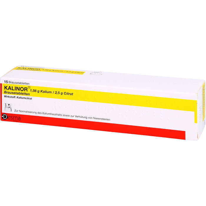 Kalinor Brausetabletten, 15 St. Tabletten